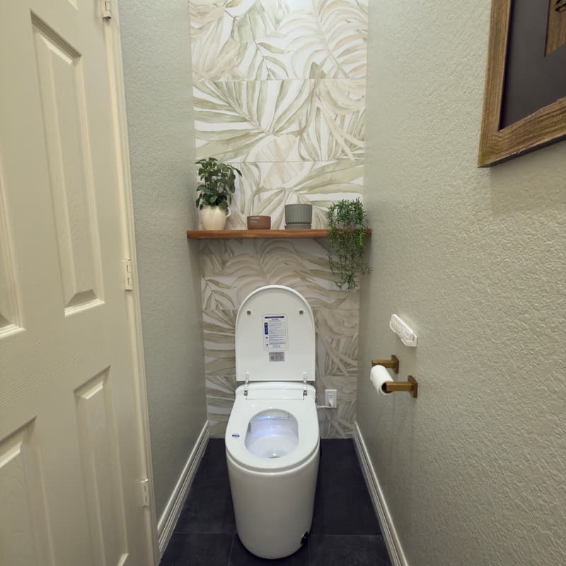 Powder room remodel